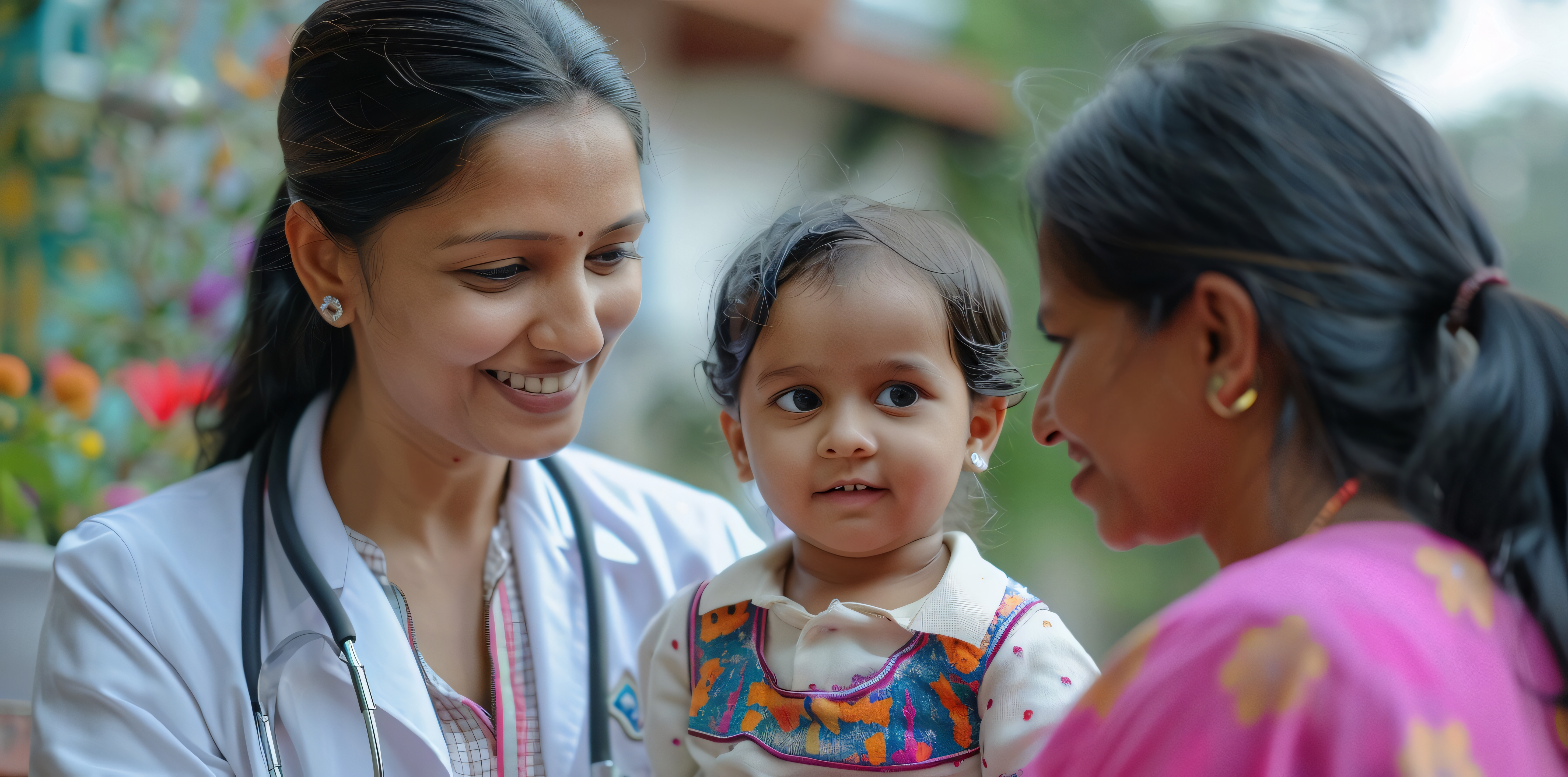 Doctor and child